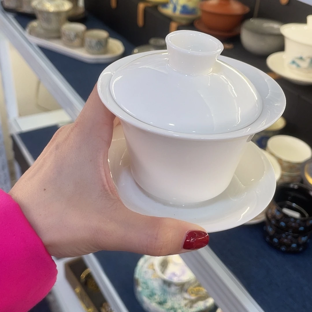 陶景德陶瓷盖碗茶具