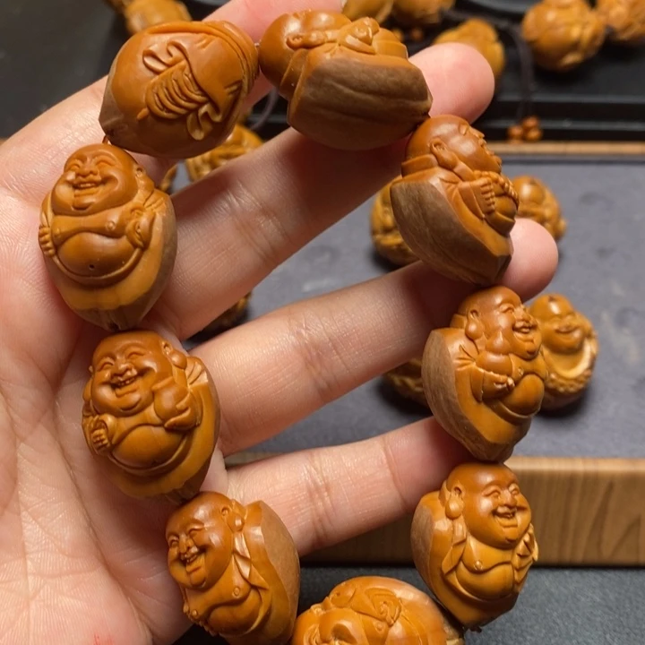 橄榄核手串/手链1.9包衣财神