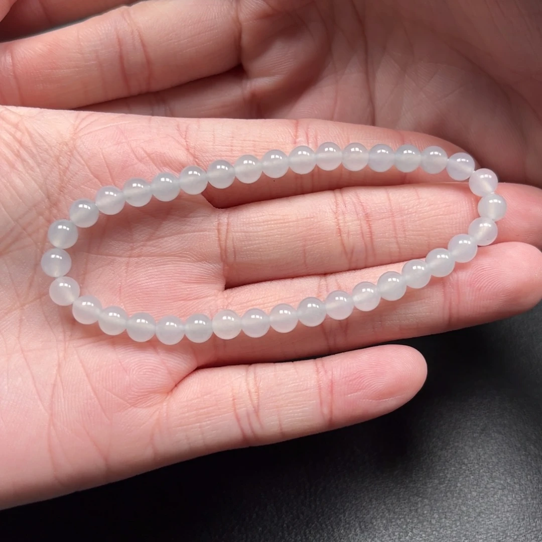 翡翠未镶嵌手串缅甸翡翠卡4.9