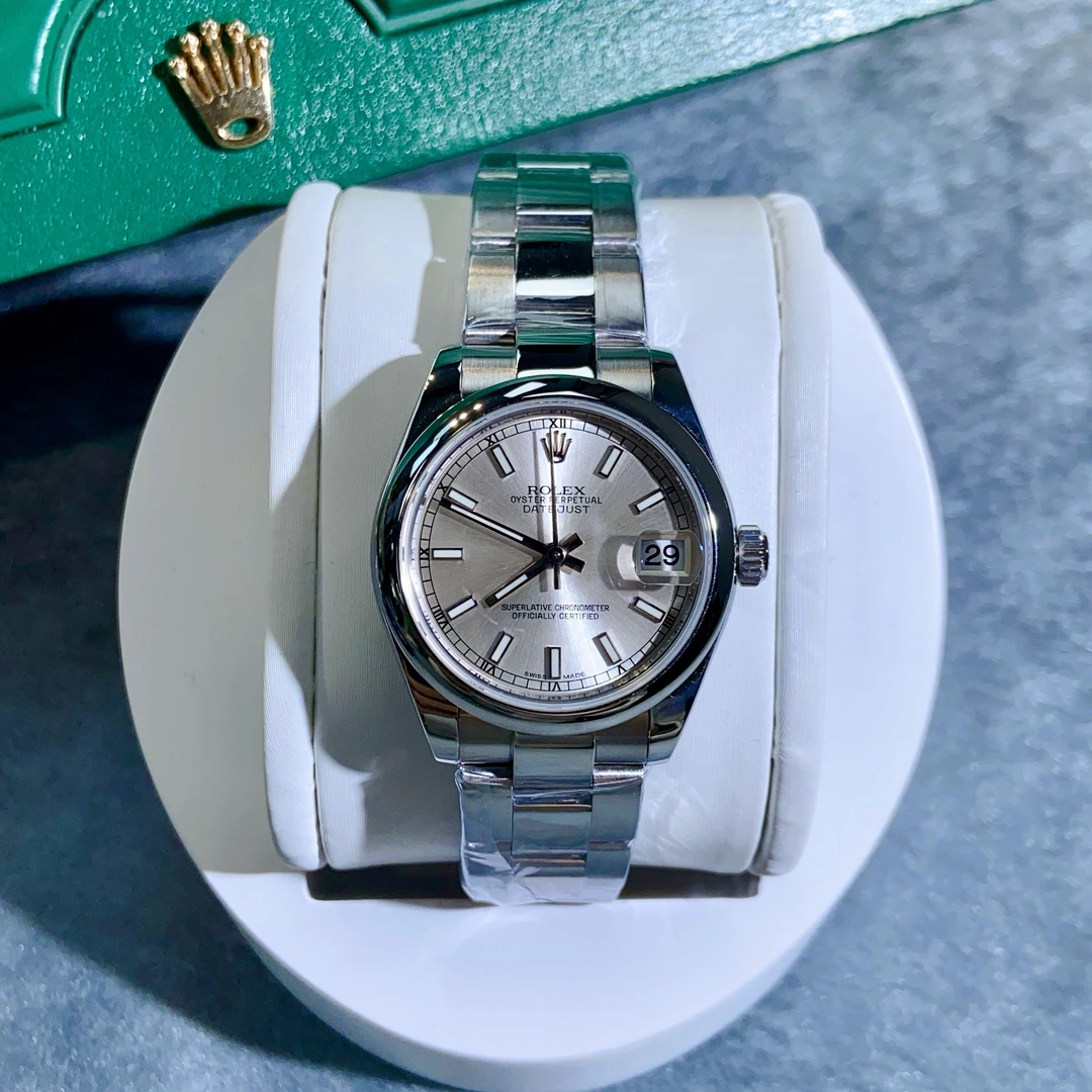 99新 Rolex/劳力士 日志型178240/表径31/自动机械/银条刻/全套