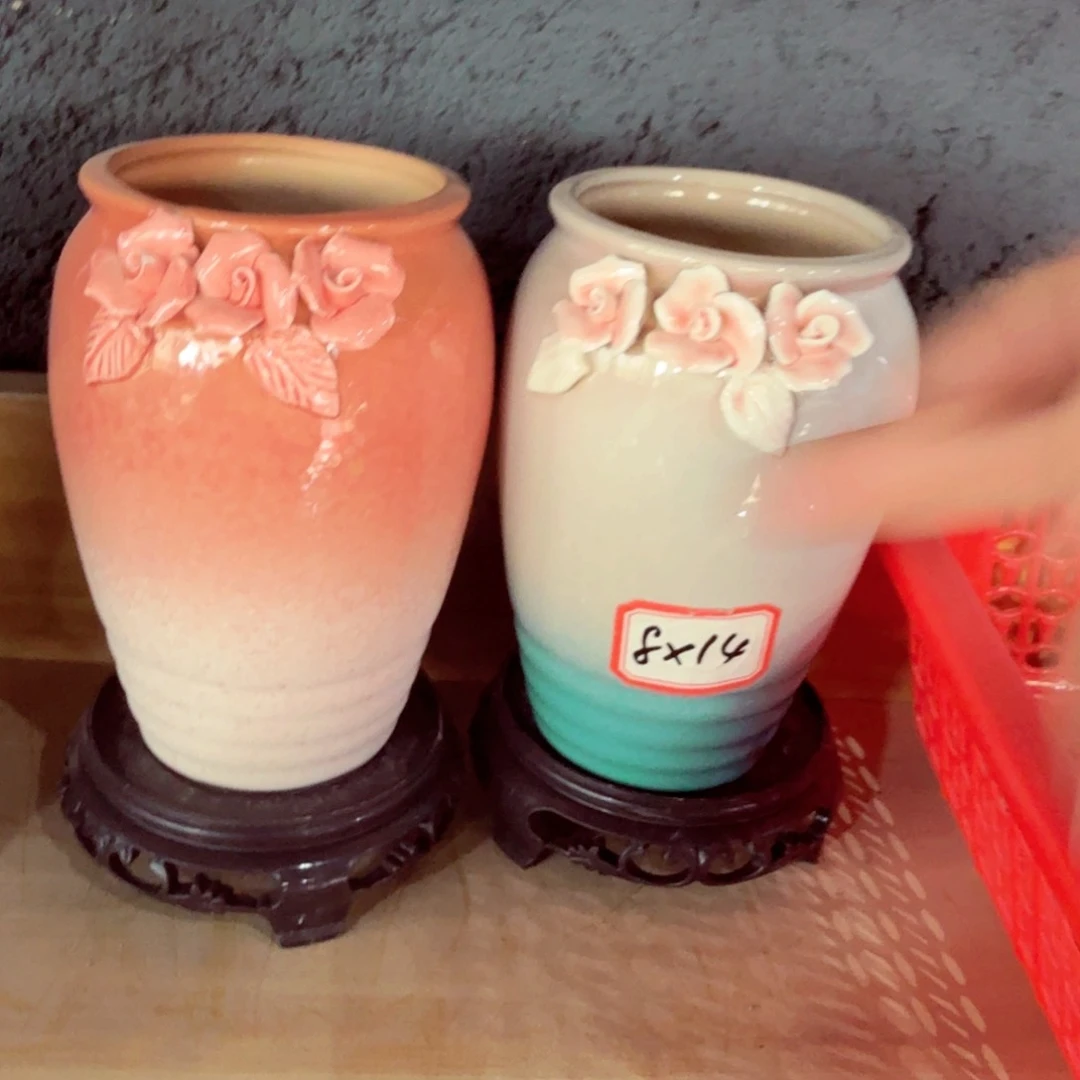 紫砂花盆粗陶盆醋