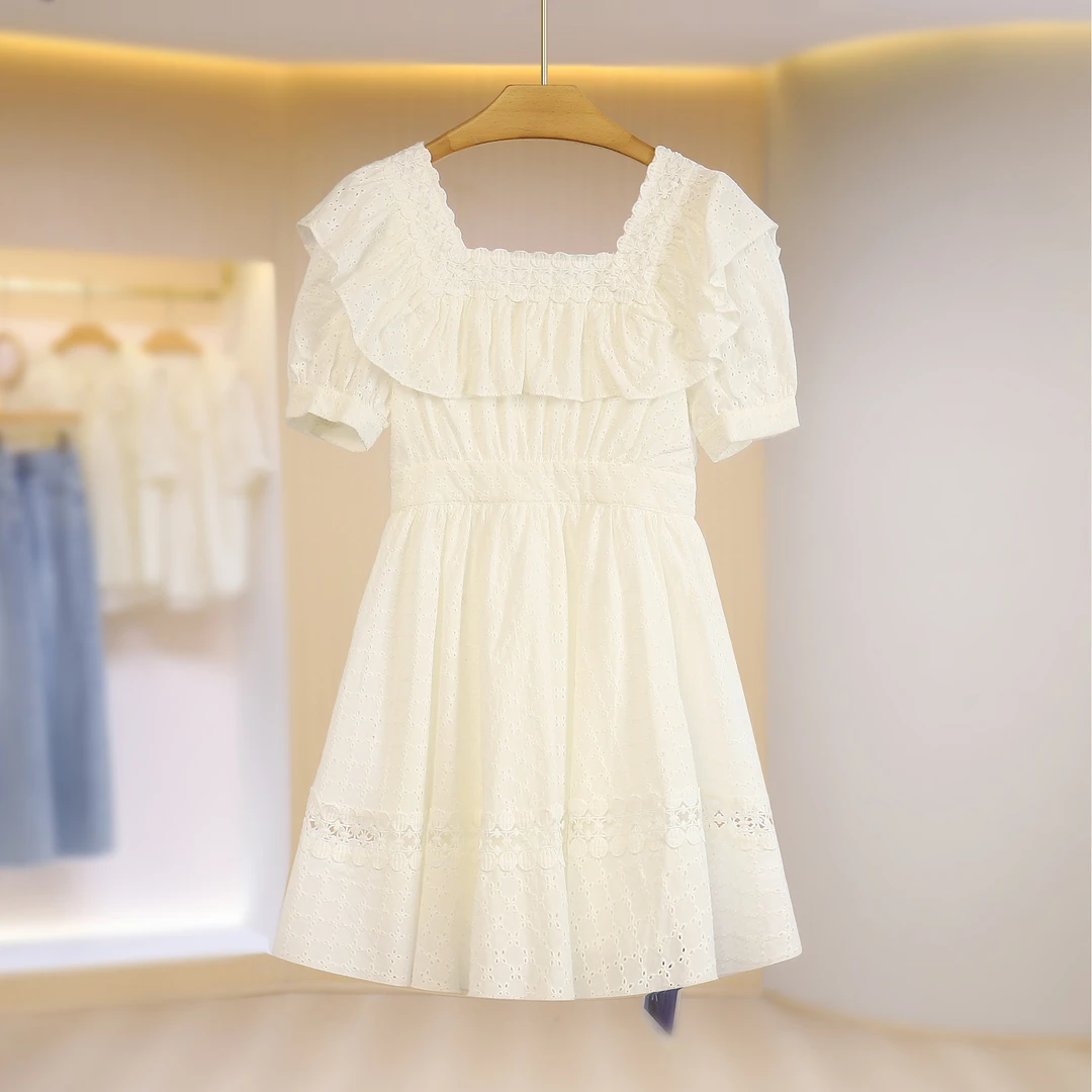 L3634-伍莎服饰云仓百搭时尚新款连衣裙夏季#RCN46L008