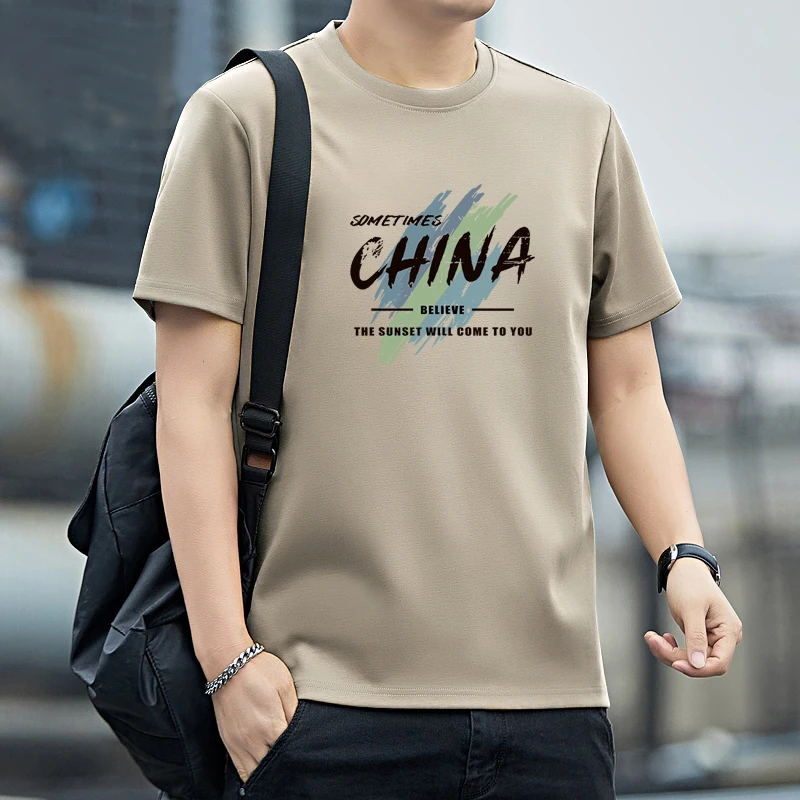 夏季男士半袖白色T桖纯棉大码短袖情侣百搭透气薄款宽松圆领体恤