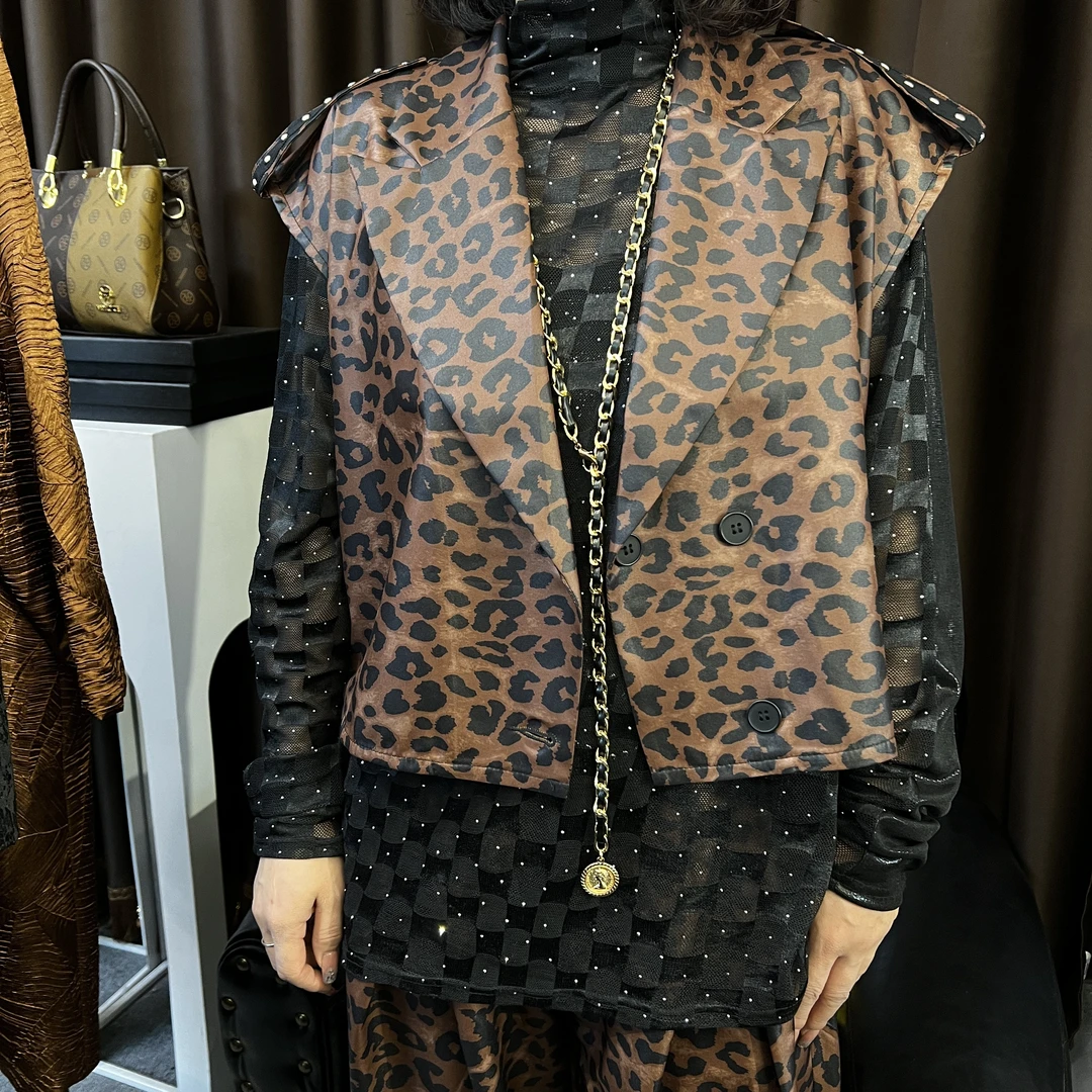 【单马甲】伦哥定制 I 时尚显瘦重工返潮复古马甲 0406#