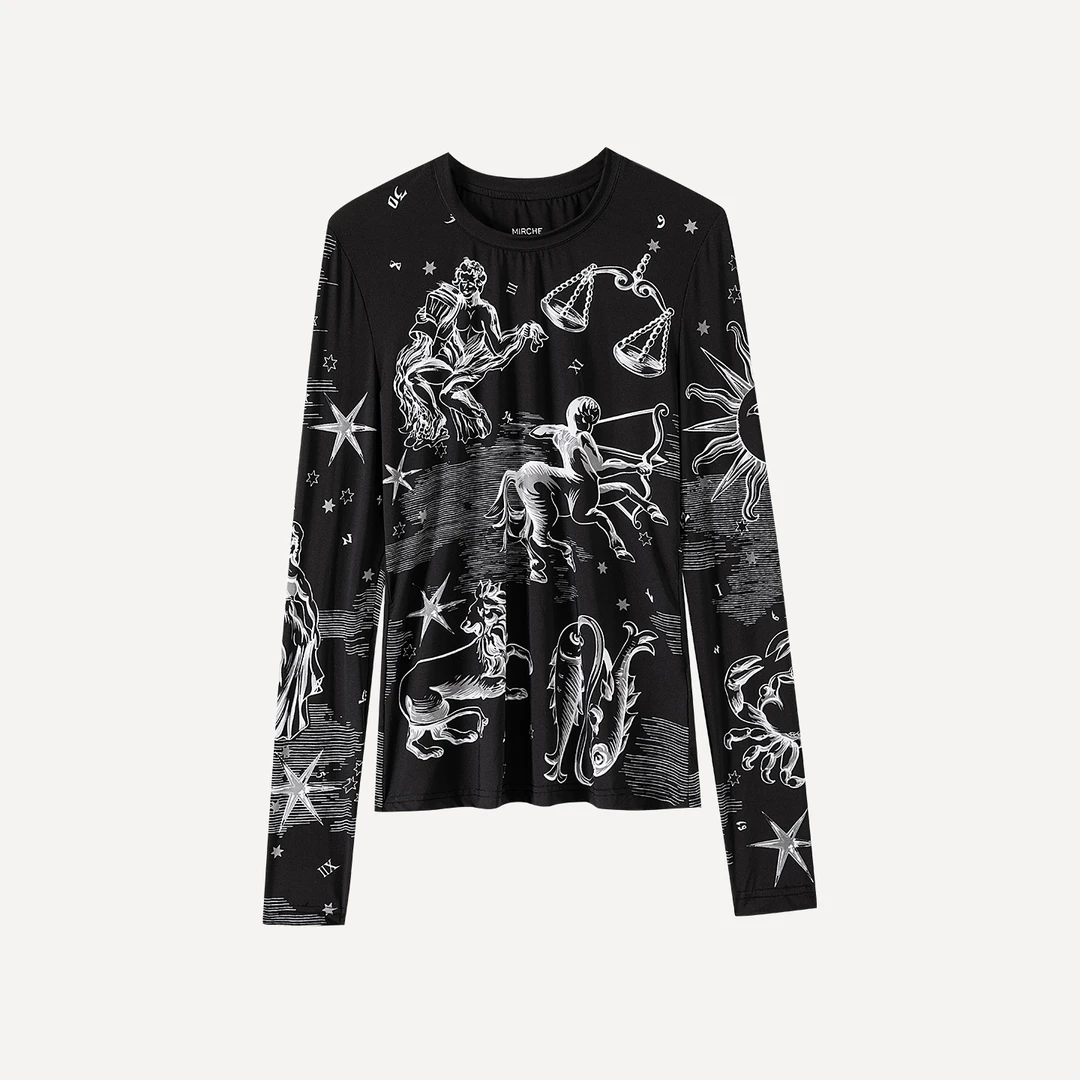 4NCT026【十二星座】【贵姐NICOLE】冰丝面料设计师定制上衣