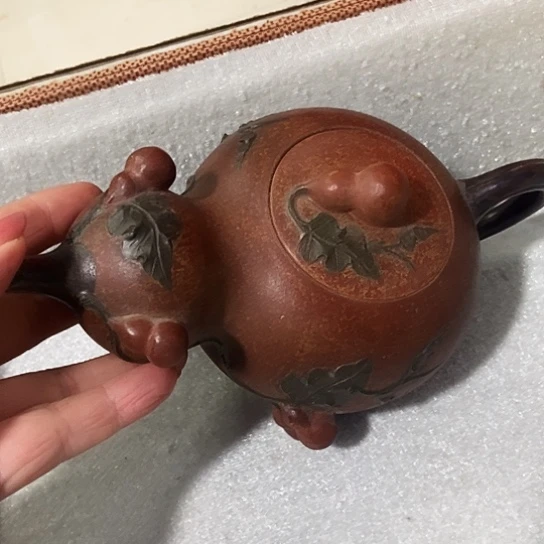 茶壶绿泥宜兴紫砂全手工制作工艺