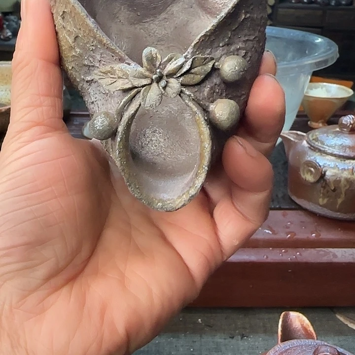 紫砂柴烧饼和烧饼也