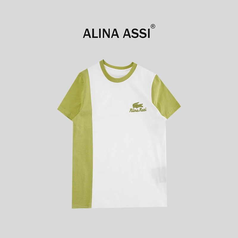 【糯米姐】2025春夏新款百搭时尚T恤简约显瘦短袖上衣H0038