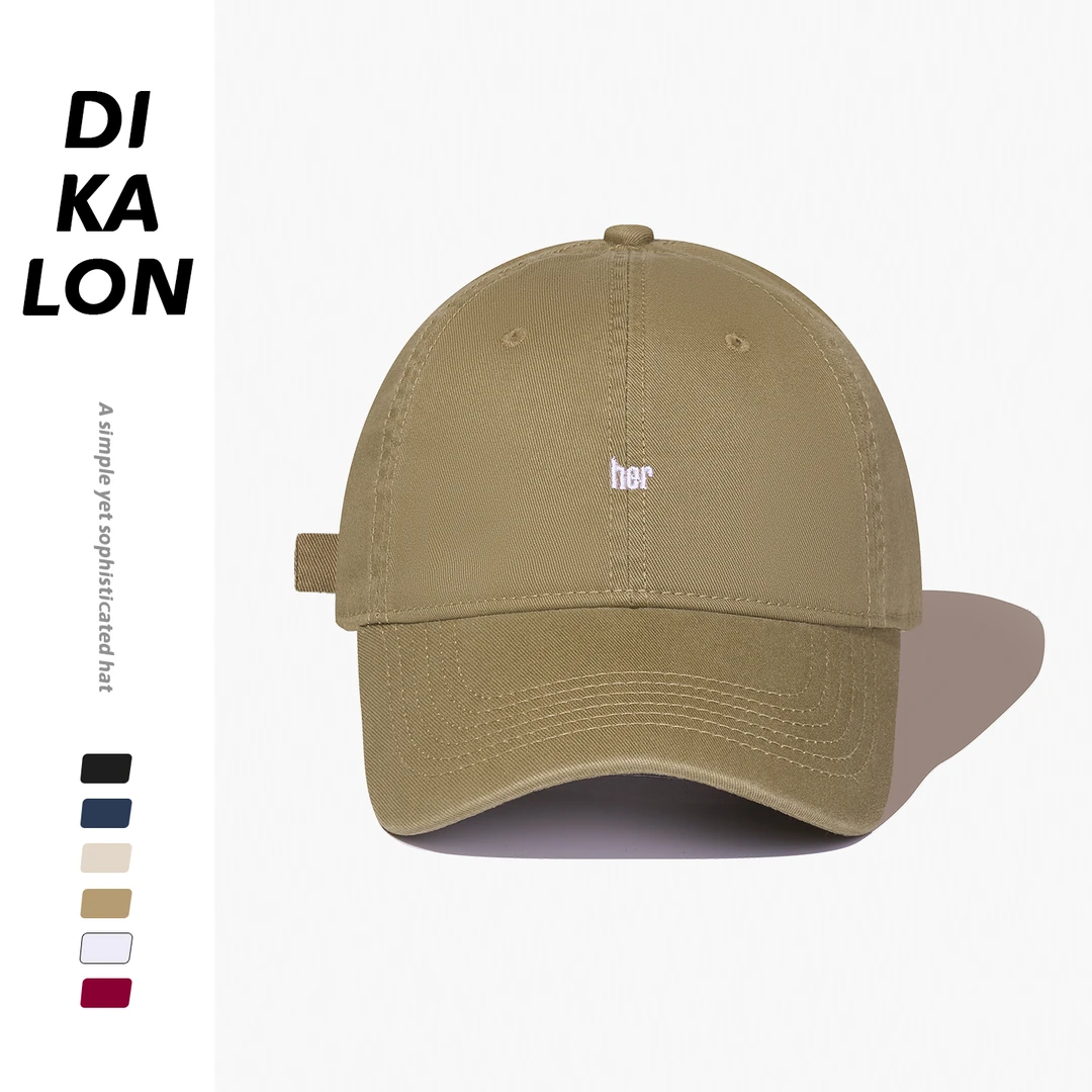 韩系帽子女鸭舌帽女款2025新款硬顶棒球帽男款宽帽檐大脸显脸小