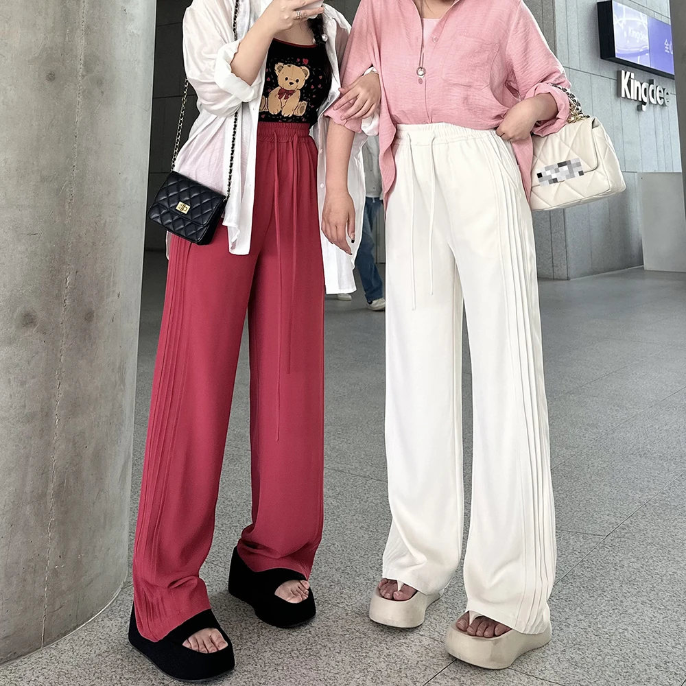 【FU利款】胖姑娘宽松显瘦休闲女裤阔腿裤长裤200斤女-MJ272_GN4