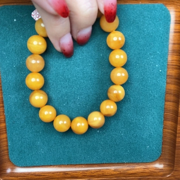 蜜蜡手链未镶嵌手串