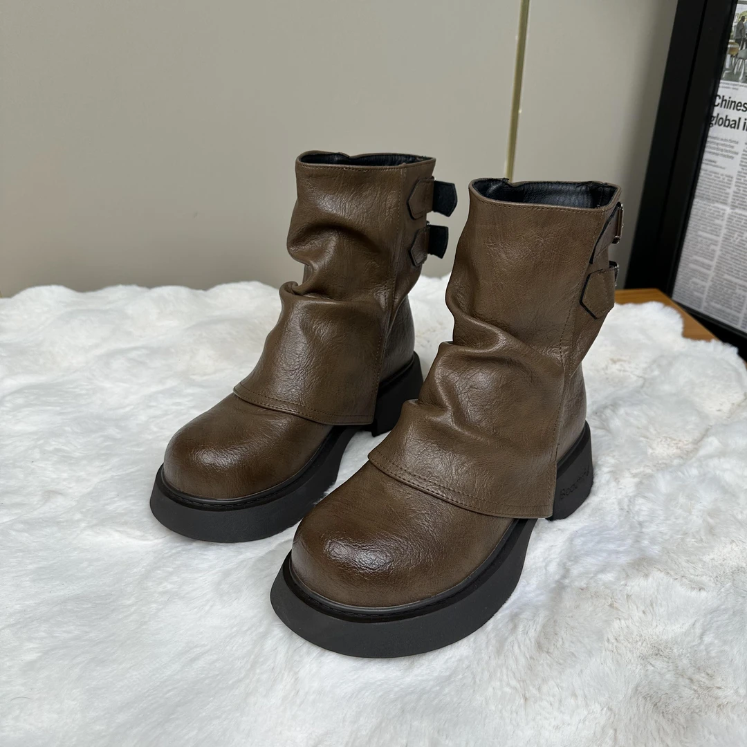 XX【福利特惠】001XX-200XX时尚百搭瘦瘦保暖时尚短靴按照编码拍