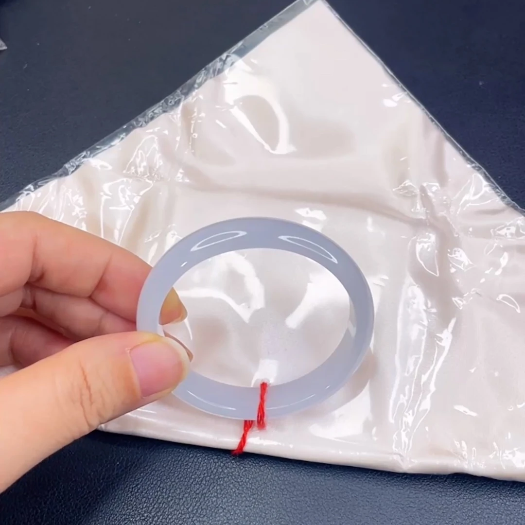 小***芽翡翠未镶嵌手镯冰紫贵妃