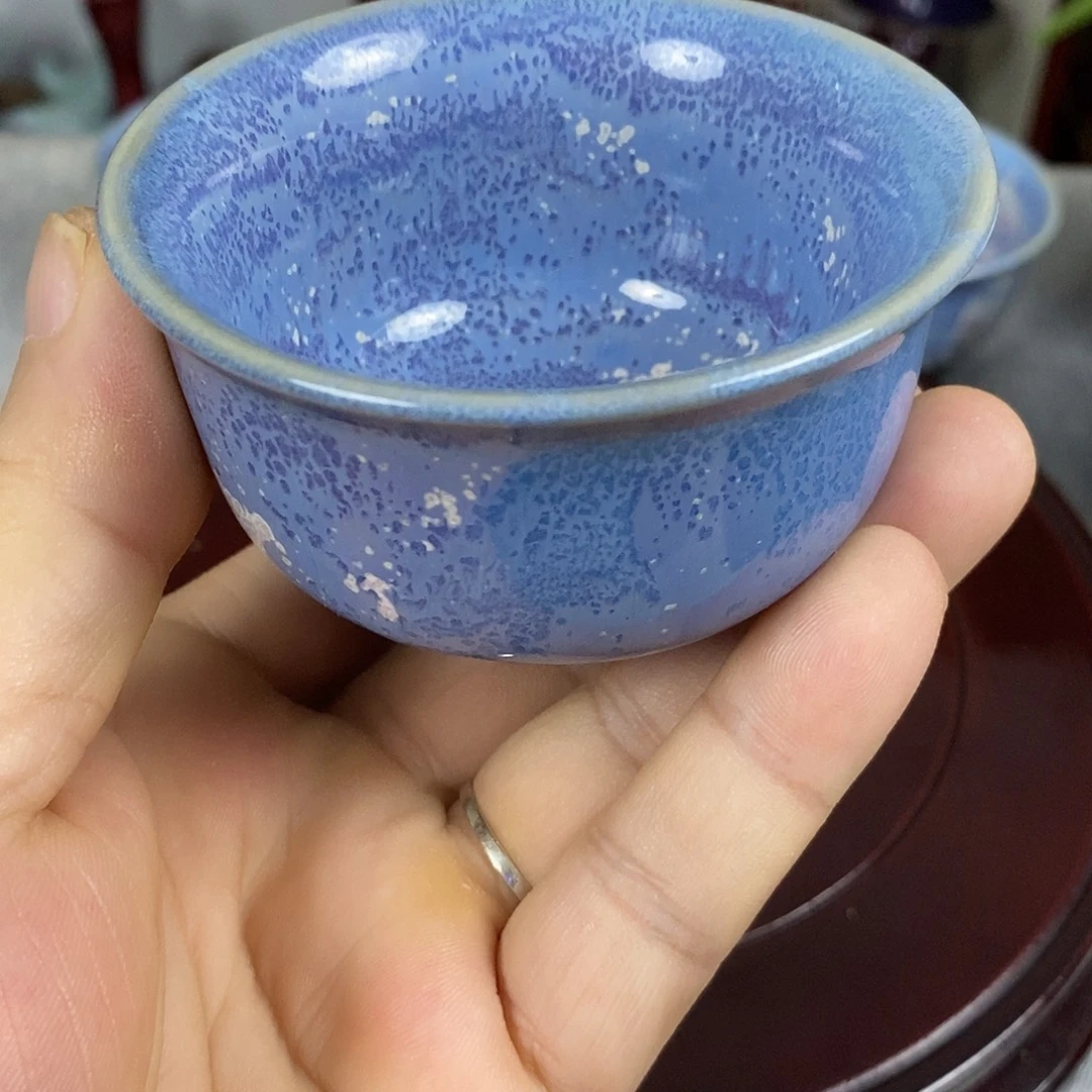 杯钧瓷主人杯高温窑变