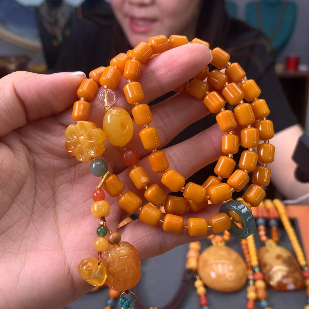 手串蜜蜡未镶嵌天然