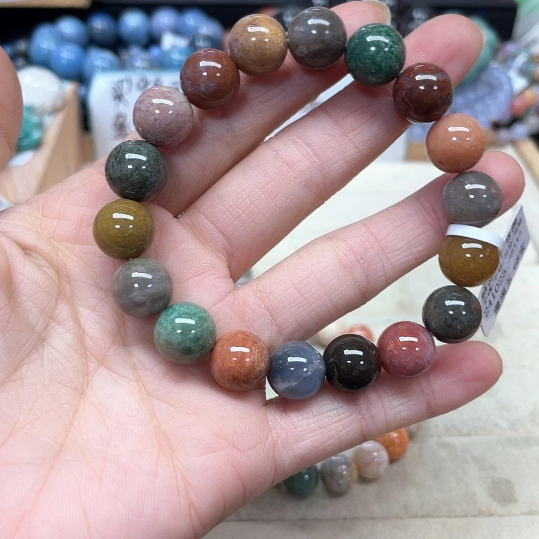 硅化珊瑚（珊瑚玉）手链未镶嵌安*409