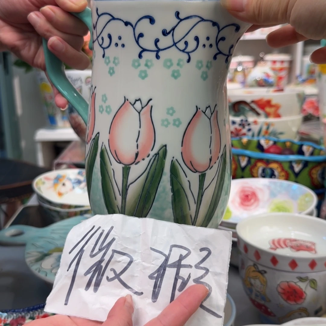 陶瓷微瑕水壶一只看图