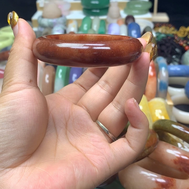 石英质玉手镯未镶嵌心***~