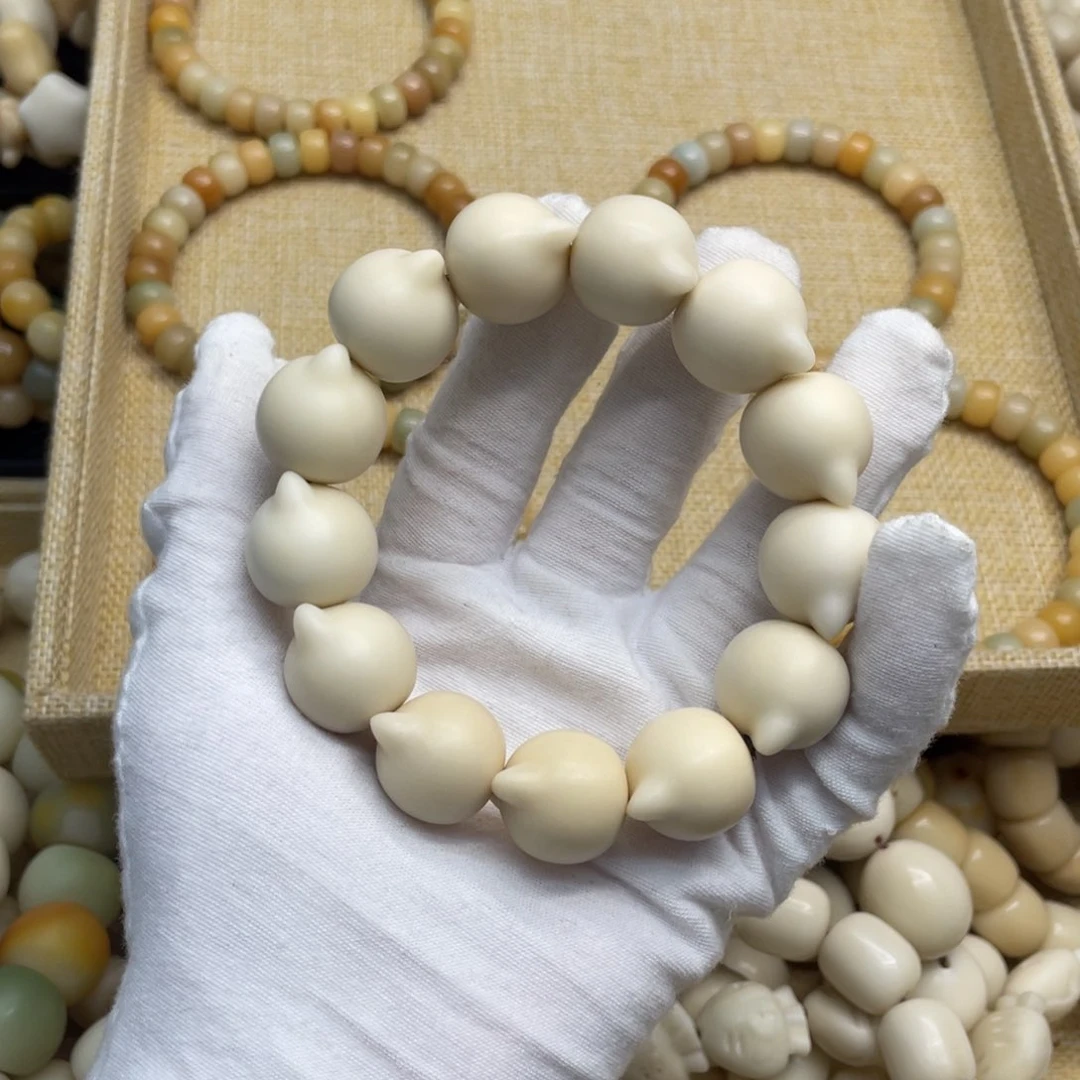 菩提根/象牙果吊坠21干磨瑕疵牙果猫头813