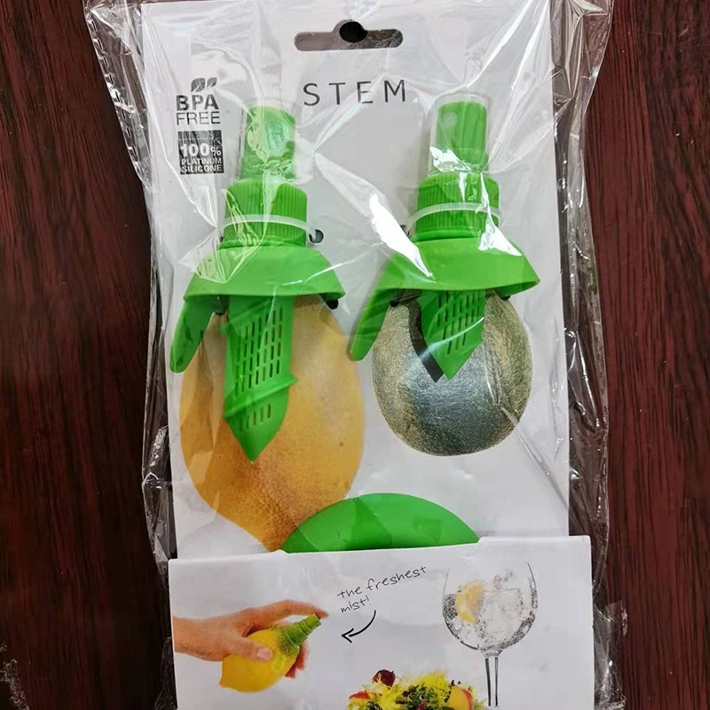 手动水果汁喷雾器 创意柠檬榨汁器厨房小工具 蔬果工具