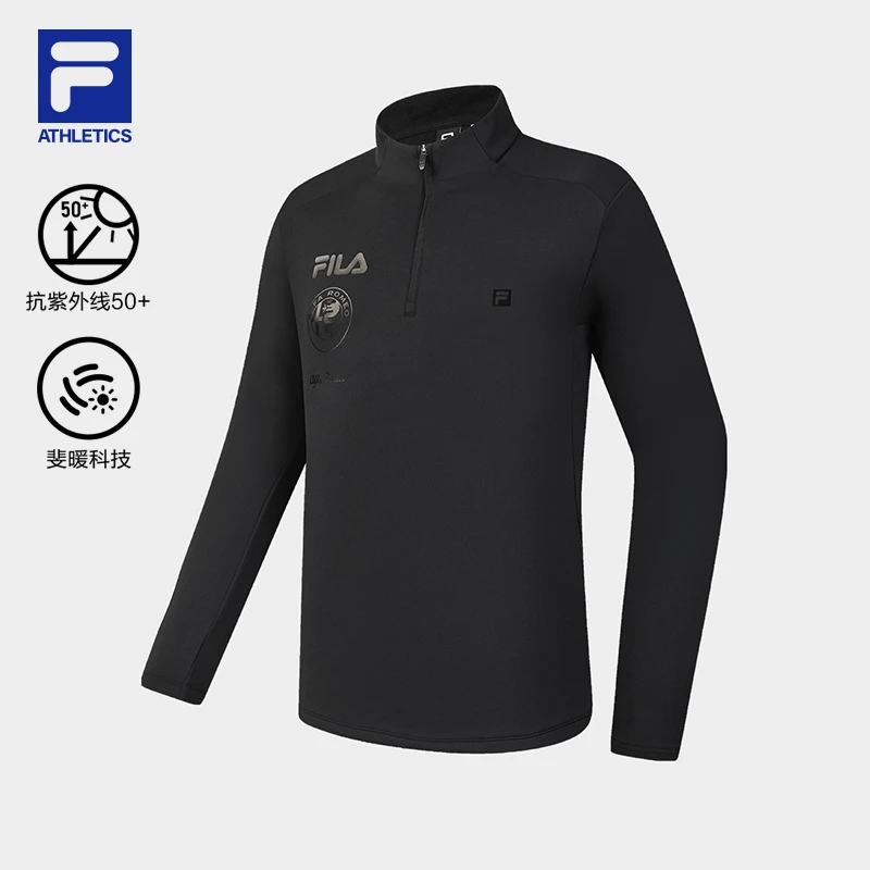 Fila/斐乐男冬季新款【五方联名】半拉链立领保暖加厚A11M546204F