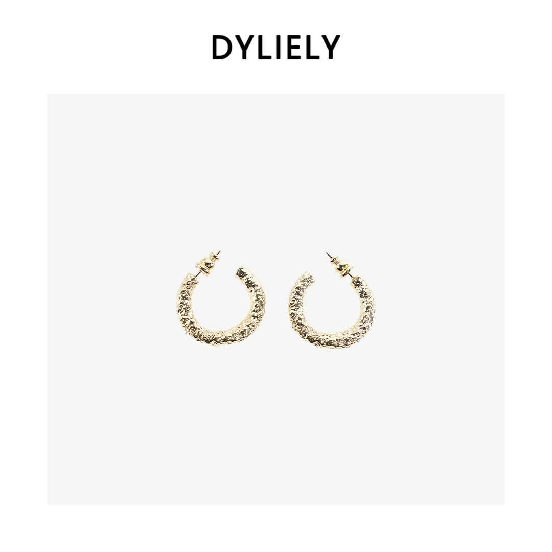 铜合金耳饰 DYLIELY【百搭耳环】ET0707G