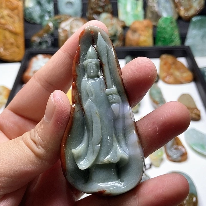 翡翠未镶嵌颈饰翡翠a货
