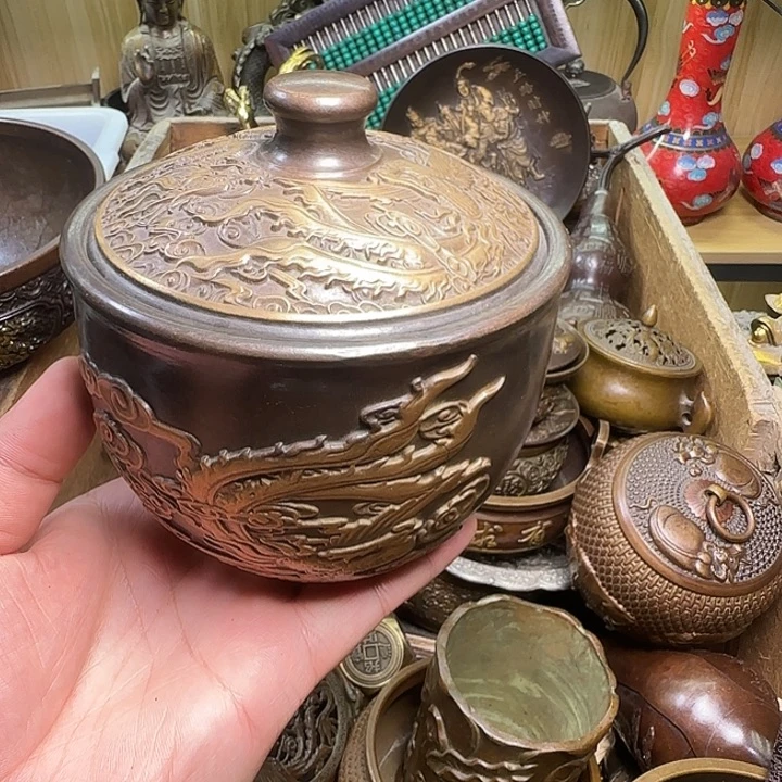 铜器办公室茶室摆件