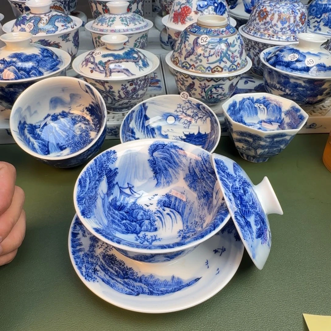 纯手工纯手绘茶具88