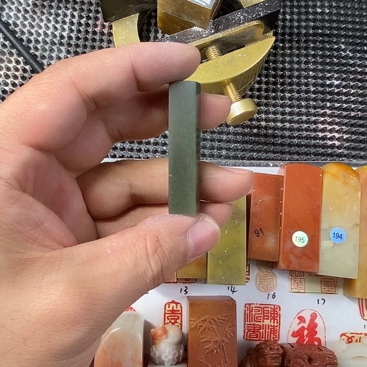 辽宁石现场直播篆刻作品