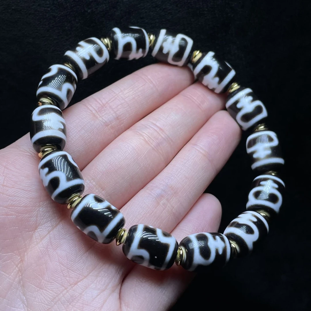 【天赐精选】TC85717-玛瑙单圈手串（宝瓶）-多样性发其一-10mm+