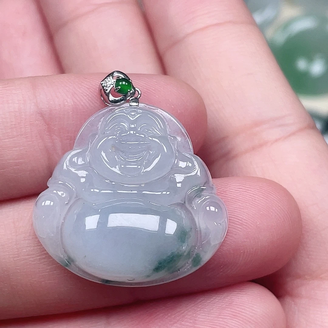 颈饰未镶嵌翡翠佛公