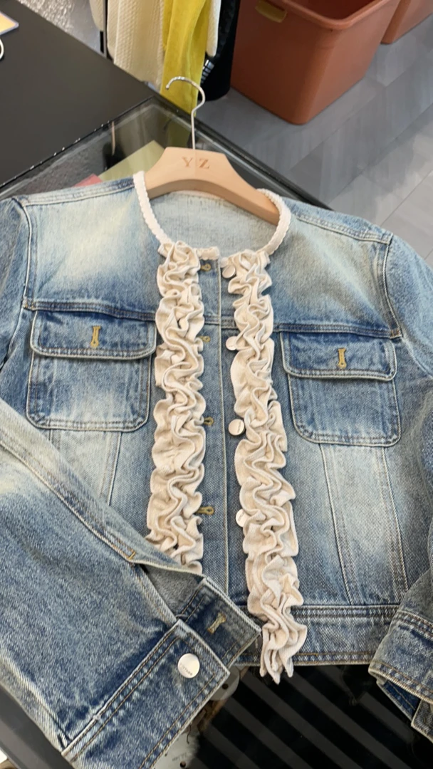 世家衣站春款欧货牛仔外套