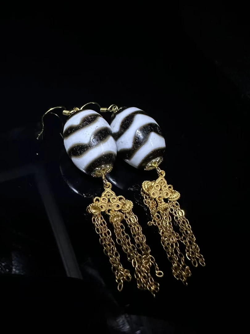 Y20804（拍一发一）多样性发货 耳饰 玛瑙耳饰 玛瑙珠子DIY玛瑙耳环