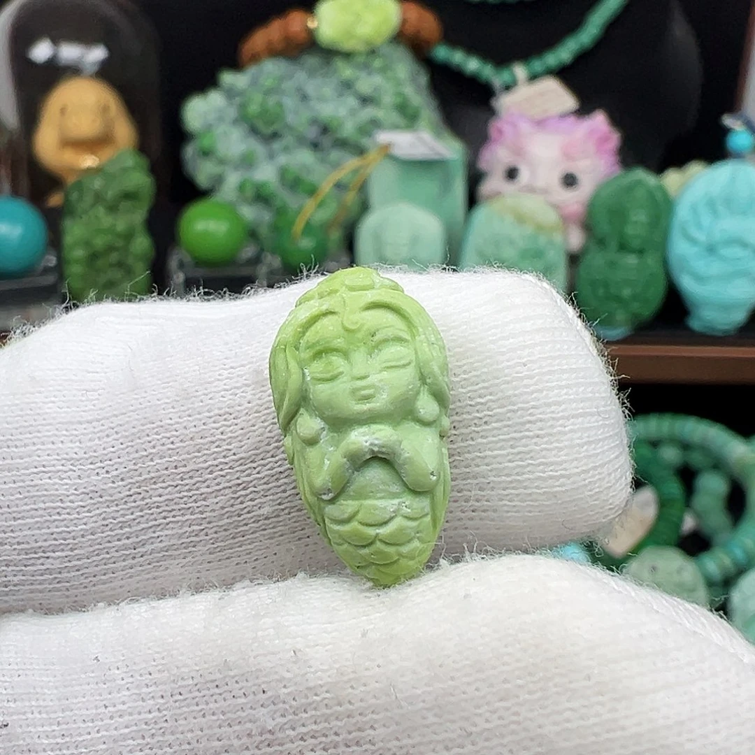 绿松石未镶嵌绿松石主播璐璐