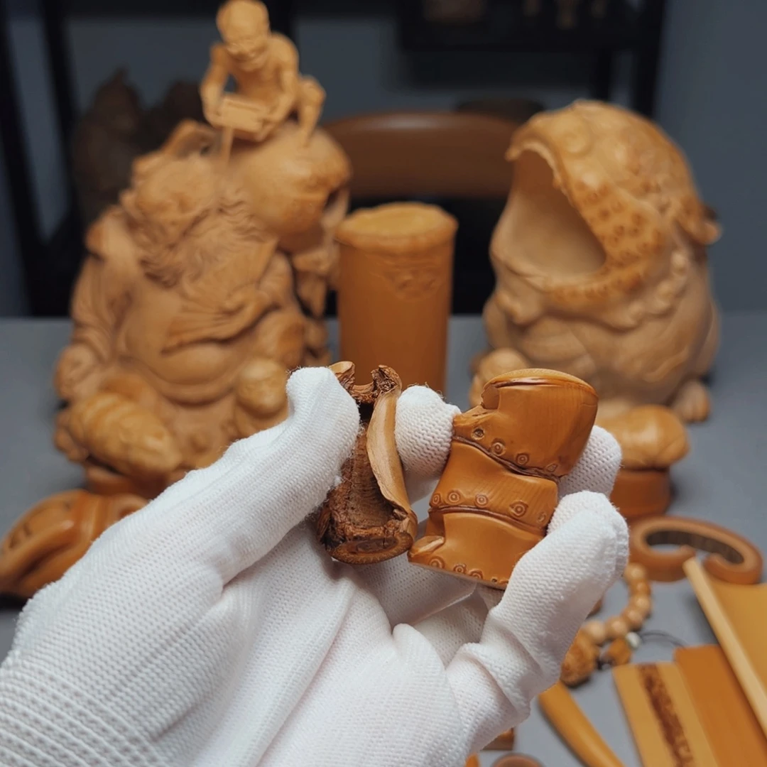 竹带***大竹子手把件一个