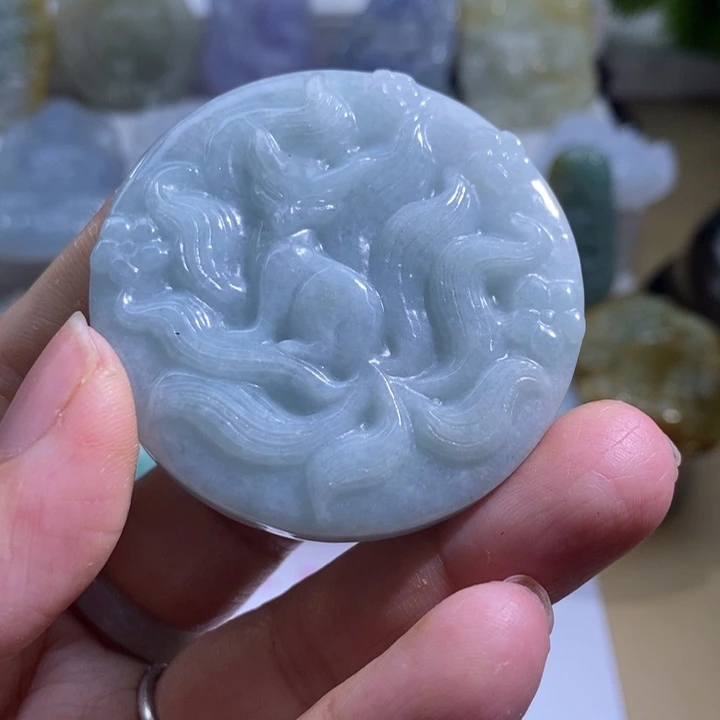 【闪购商品】颈饰未镶嵌翡翠九尾