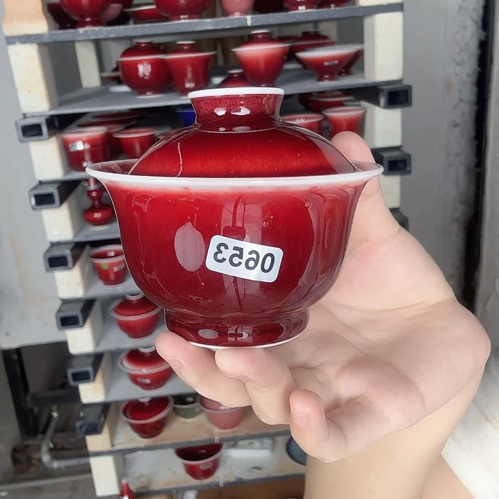 瓷片景德镇郎红陶瓷