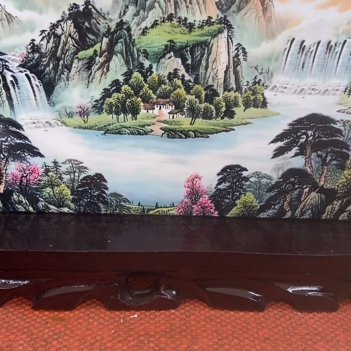 石材山水摆件真美啊