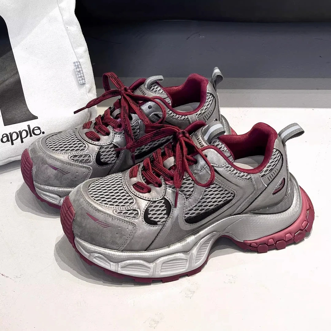 欧货老爹鞋女2025秋季爆款百搭厚底网红超火显脚小众运动休闲鞋