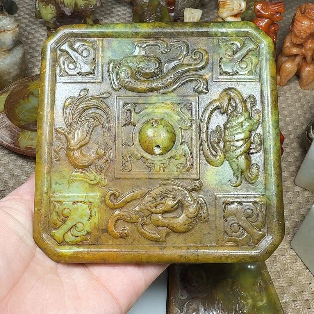 白玉菩提吊坠挂件