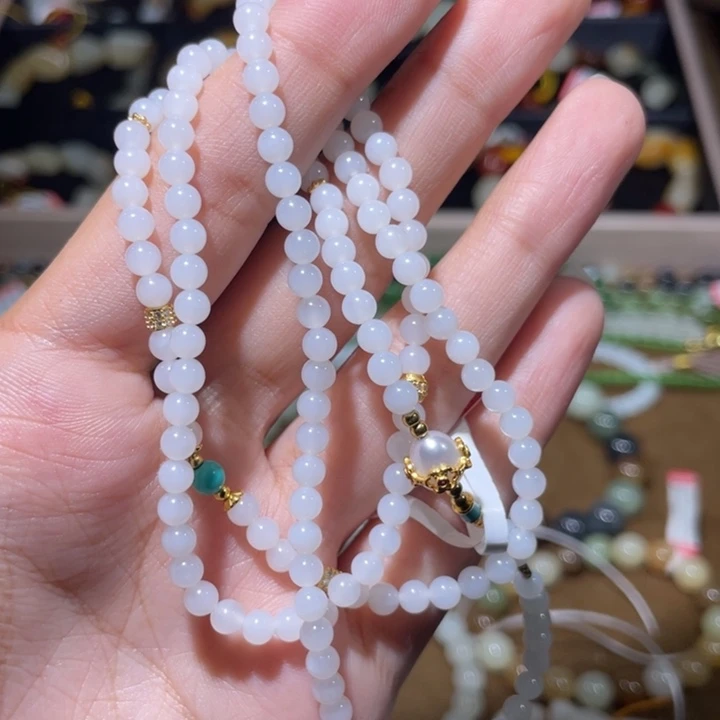 和田玉未镶嵌手链