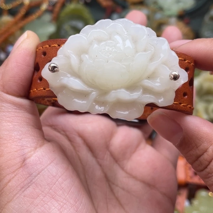 蛇纹石玉手牌合金