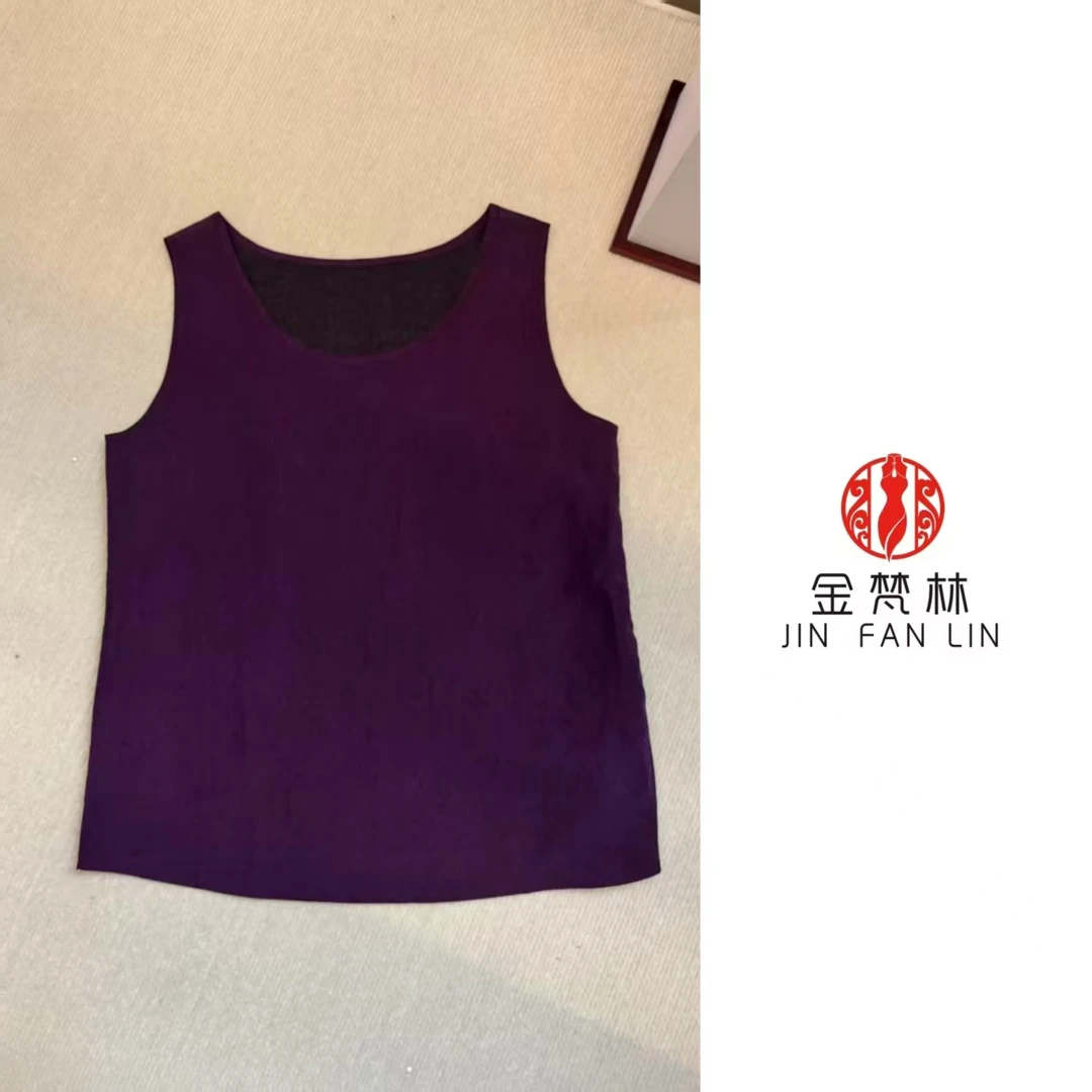 【周记元旦福利】玉楼春-新中式国风重磅香云纱彩龟老料双面穿背心