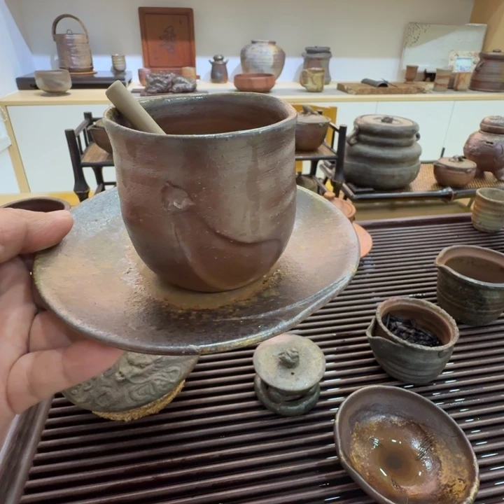 井上雅士备前烧咖啡杯