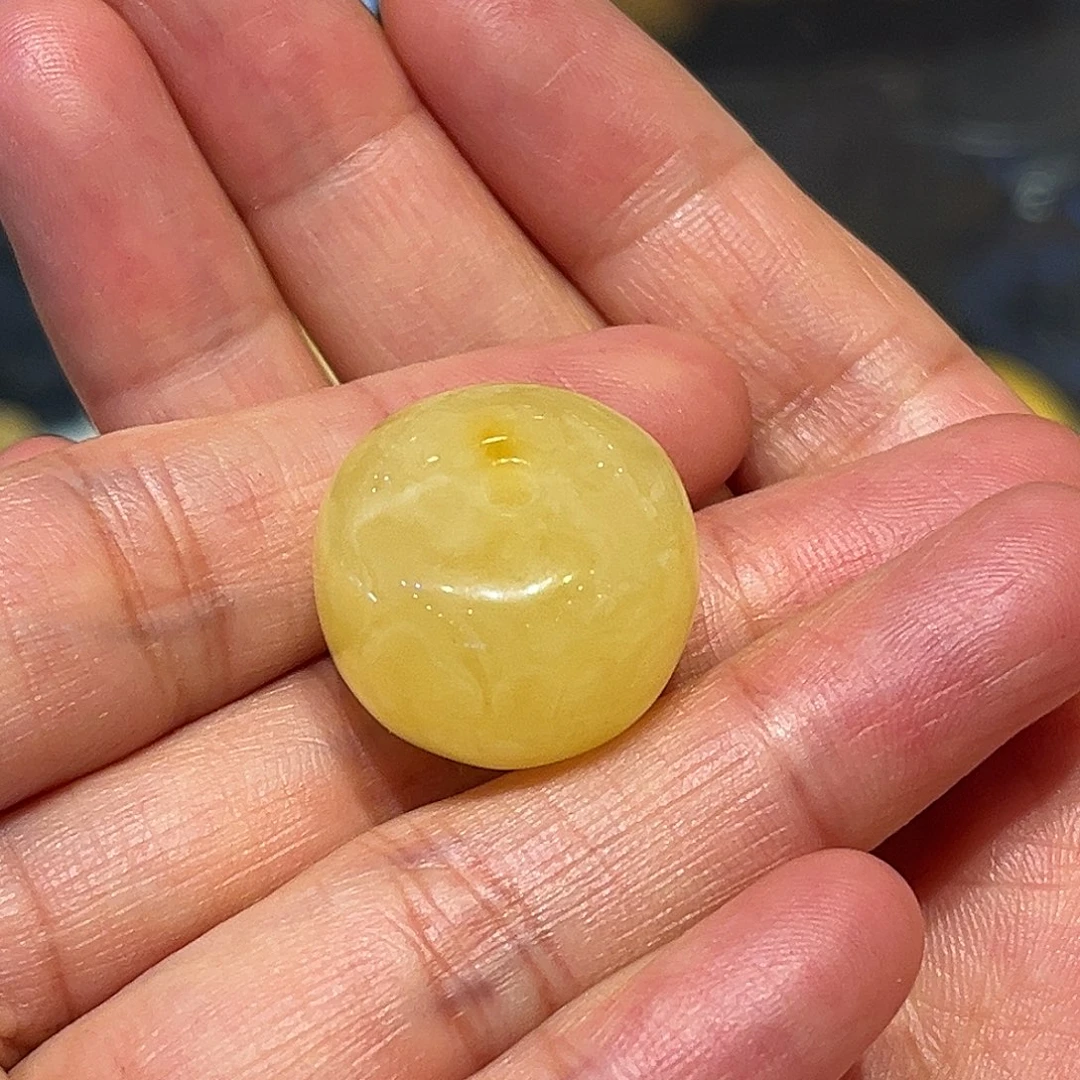 琥珀颈饰未镶嵌墩扣