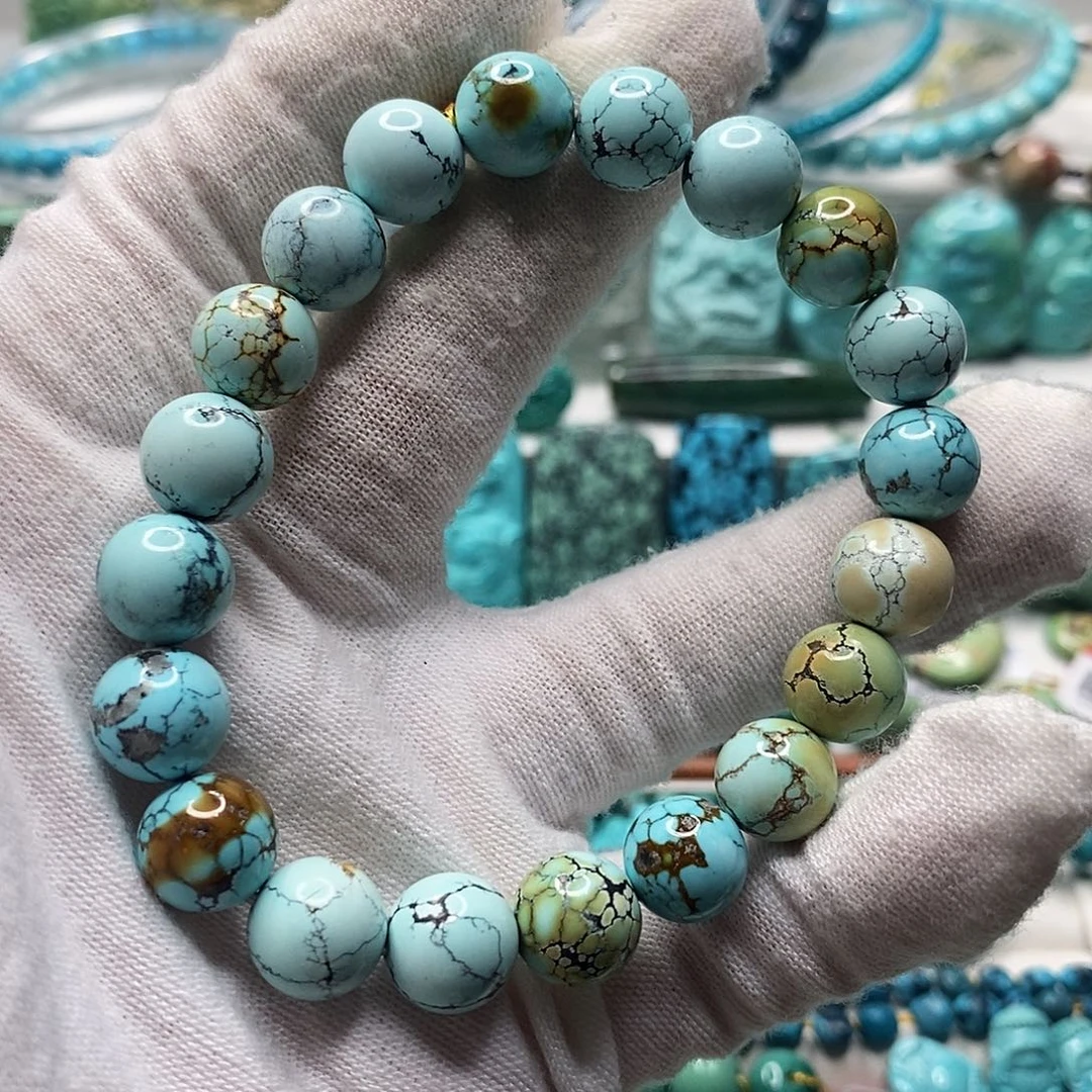 未镶嵌绿松石天然原矿 带武汉地大证书