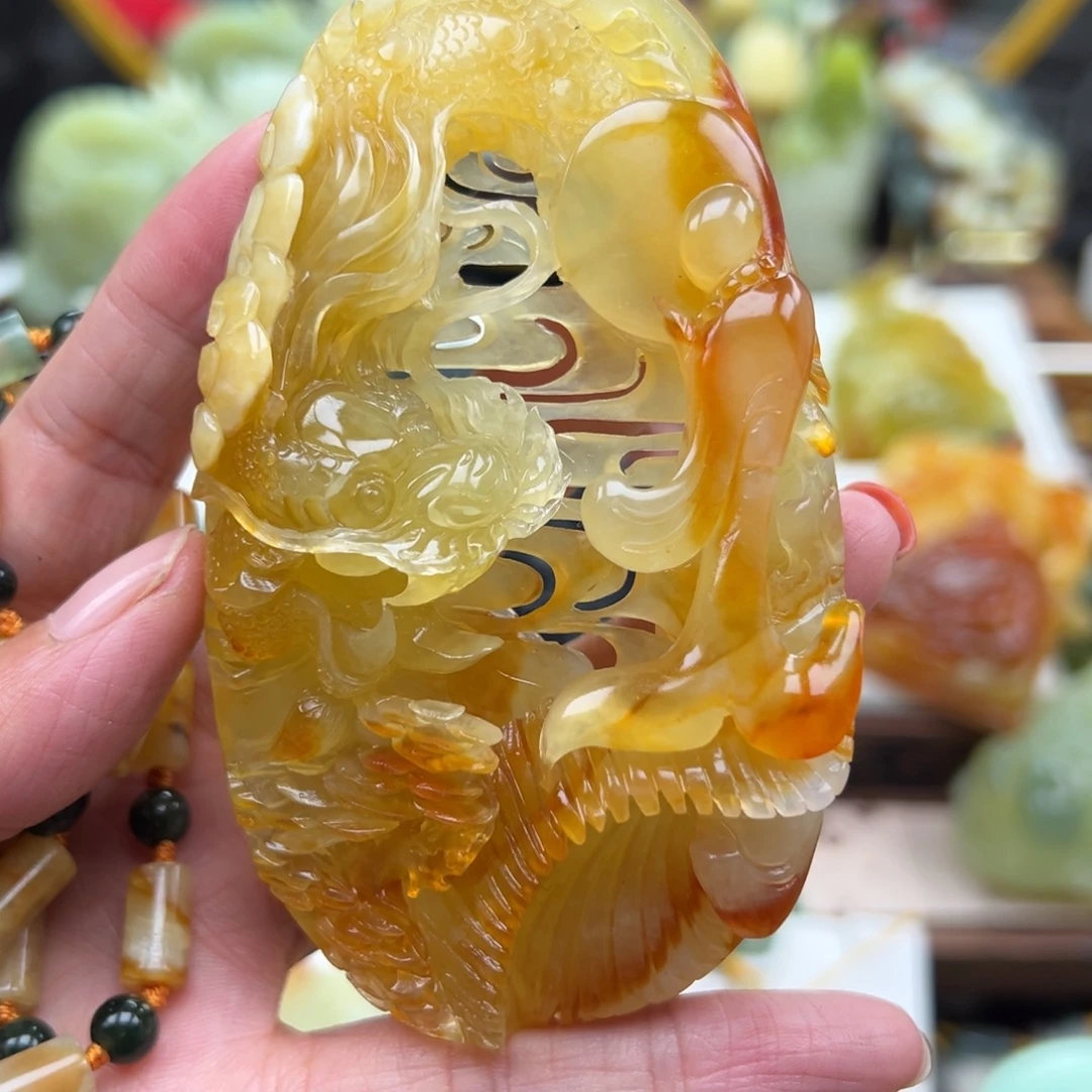 岫玉未镶嵌挂件挂件