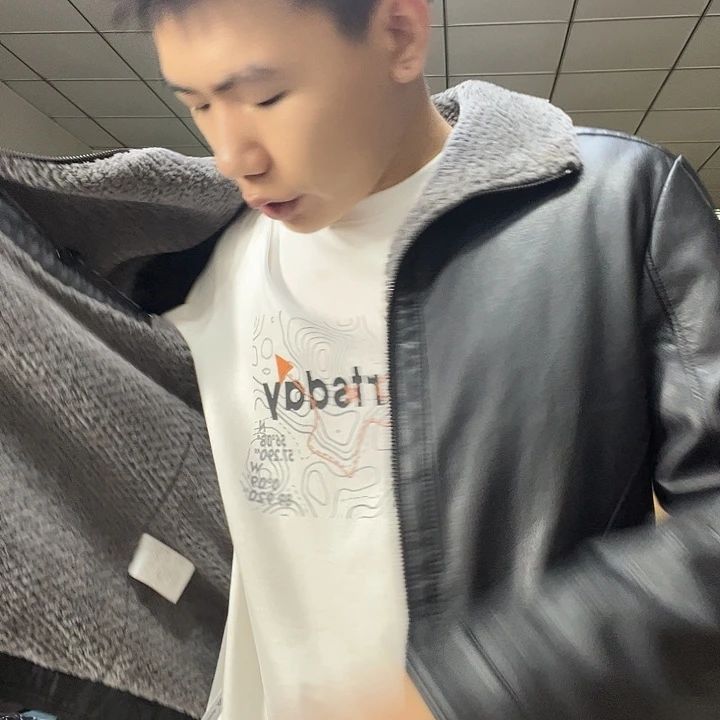 羊毛皮夹克外套自己备注尺码