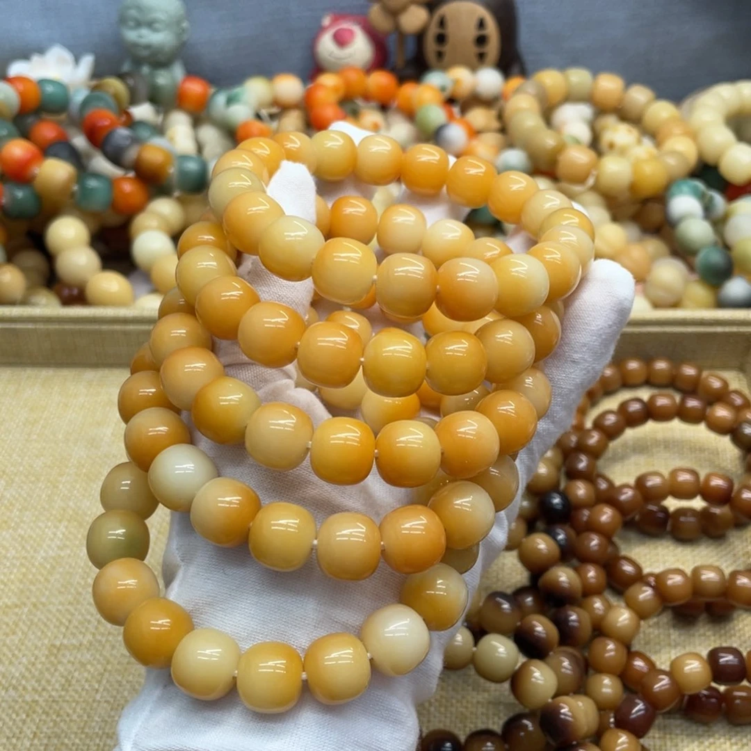 菩提根/象牙果吊坠13+水磨风鲜花桶福利一锅335